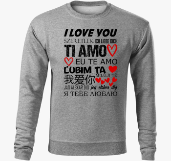 Ti Amo pulover s kapuco