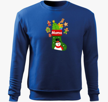 Mama zokni pulover s kapuco