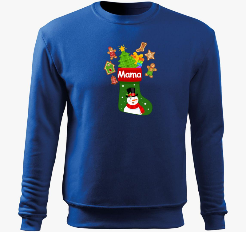 Mama zokni pulover s kapuco