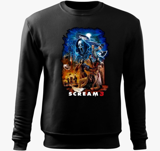 Scream 3 pulover s kapuco
