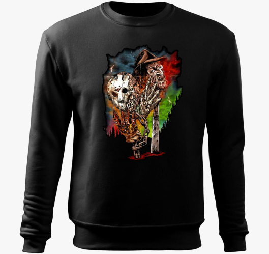 Jason in Freddy pulover s kapu...