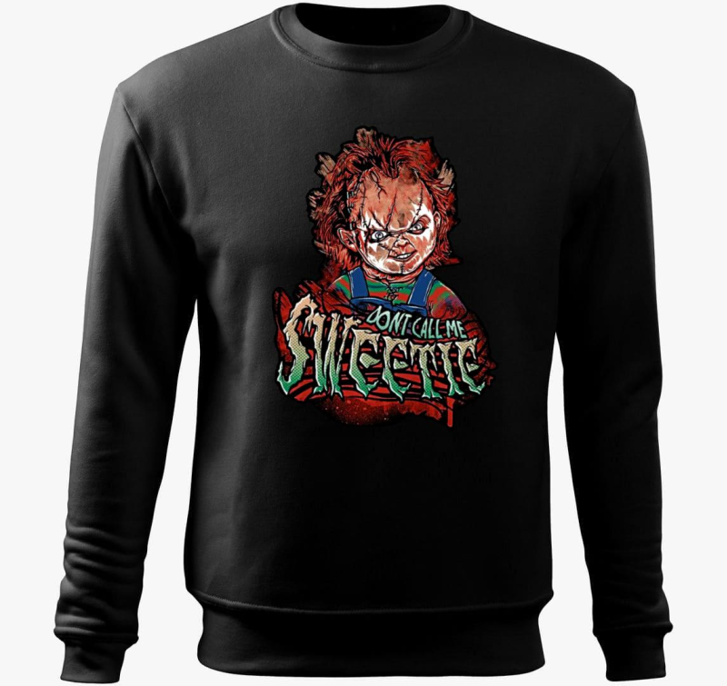 Sweet Chucky pulover s kapuco