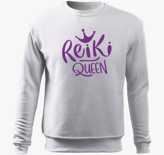 reiki queen vijolična pulover ...