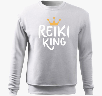 Reiki king bela pulover s kapuco