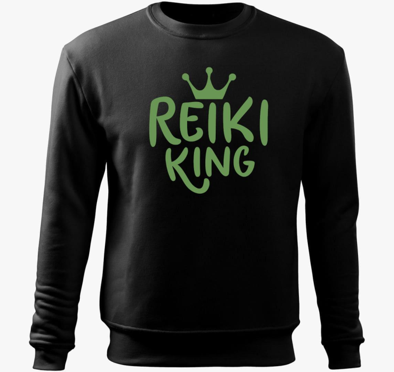 Reiki king zelena pulover s kapuco