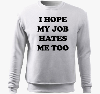 job hate pulover s kapuco