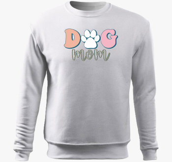 Dog Mom pasztell pulover s kapuco
