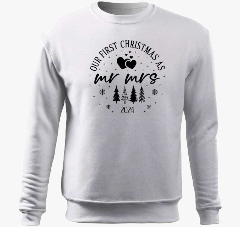 Xmas MR Mrs 2024 pulover s kapuco