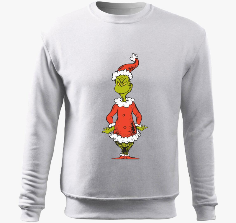 Grinch karakter pulover s kapuco