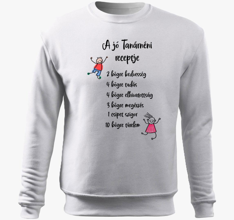 Učitelj receptje pulover s kapuco