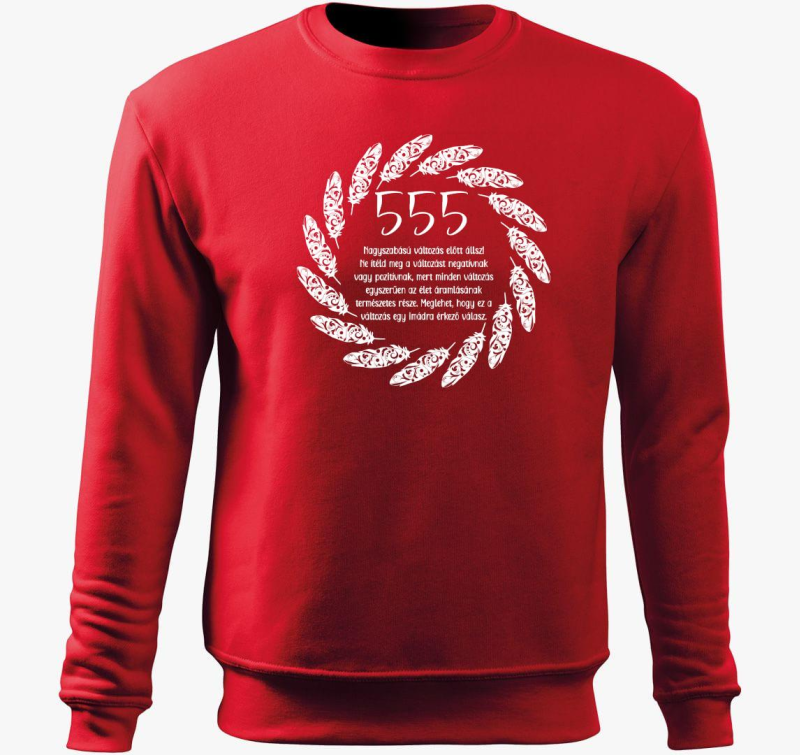 555 angyali pulover s kapuco