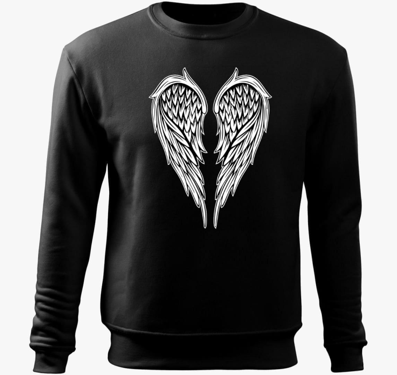 Bela pulover s kapuco