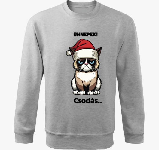 grumpy cat pulover s kapuco