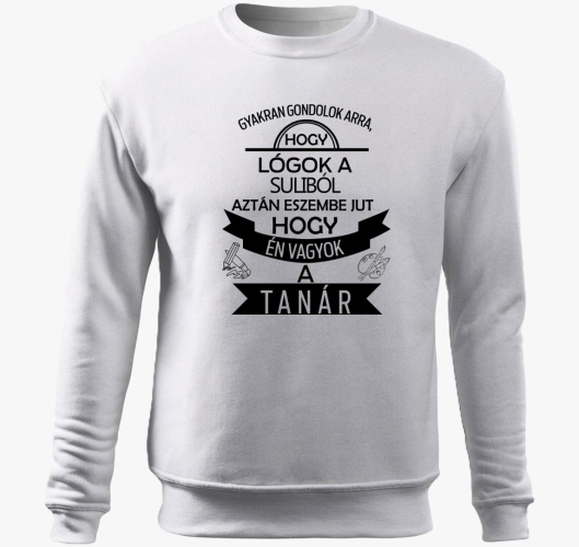 učitelj pulover s kapuco