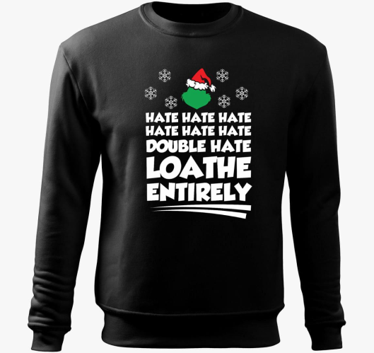 Grincs pulover s kapuco