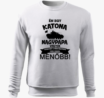 Katona dedek pulover s kapuco