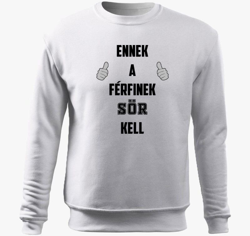 Ennek kell pulover s kapuco