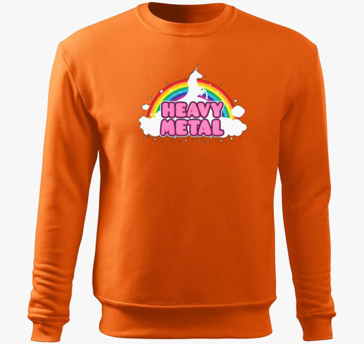 Unikornis Heavy Metal pulover ...