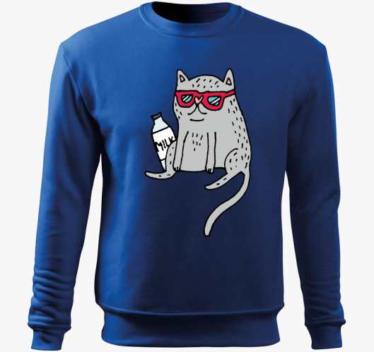 macska pulover s kapuco