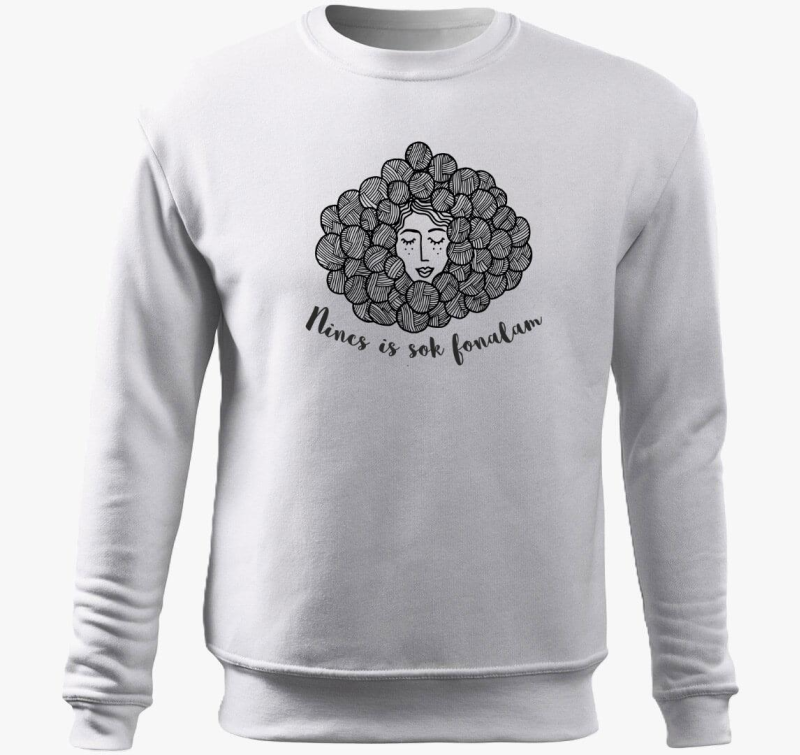 Nincs is sok fonalam pulover s kapuco