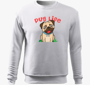 Cuki mopszos pulover s kapuco