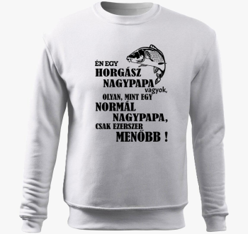 ribič dedek pulover s kapuco