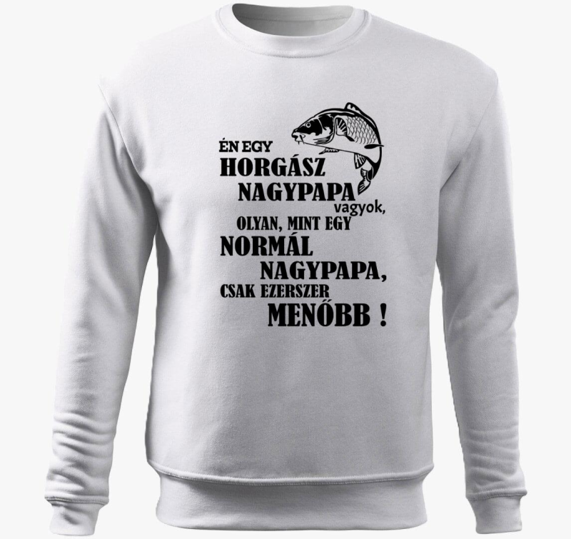 ribič dedek pulover s kapuco