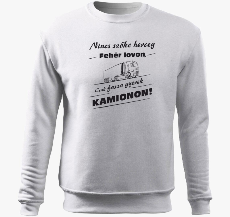 Kamion voznik pulover s kapuco