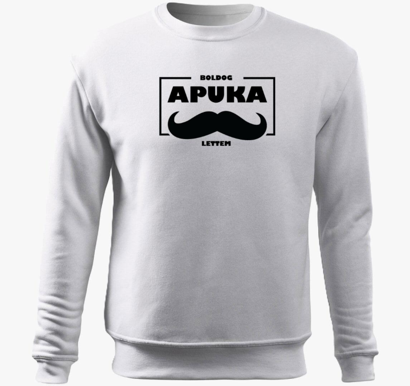 Boldog apuka lettem pulover s kapuco