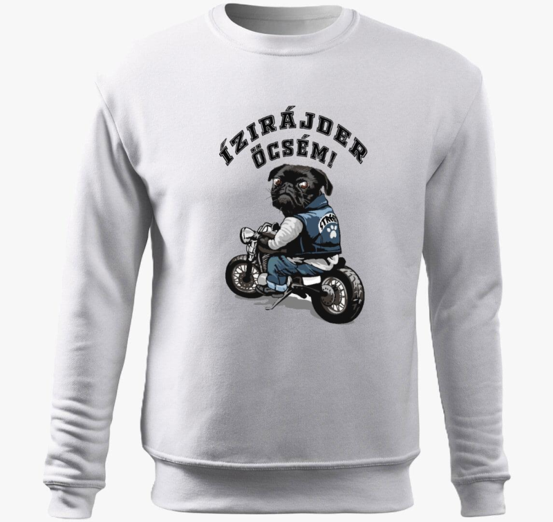 Motoros pulover s kapuco