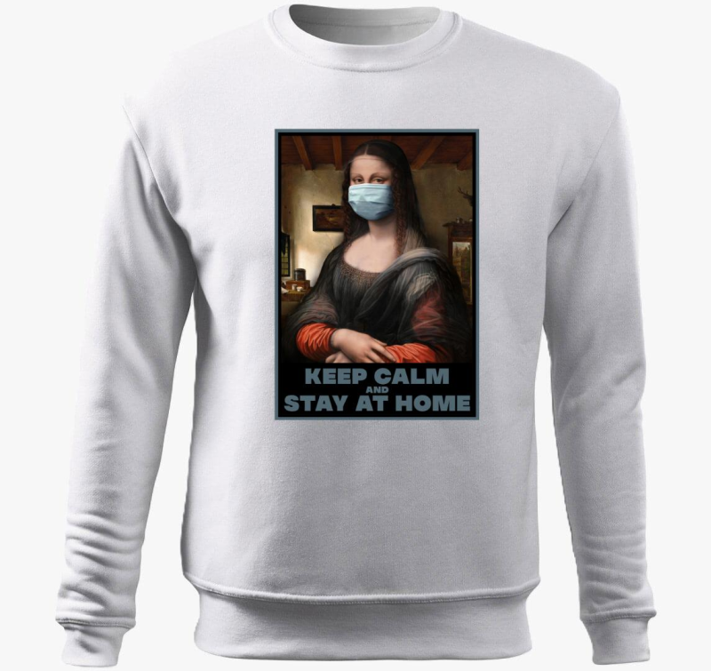 Maszkos Mona Lisa pulover s kapuco