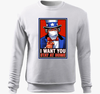 Maradj otthon 2.0 pulover s kapuco