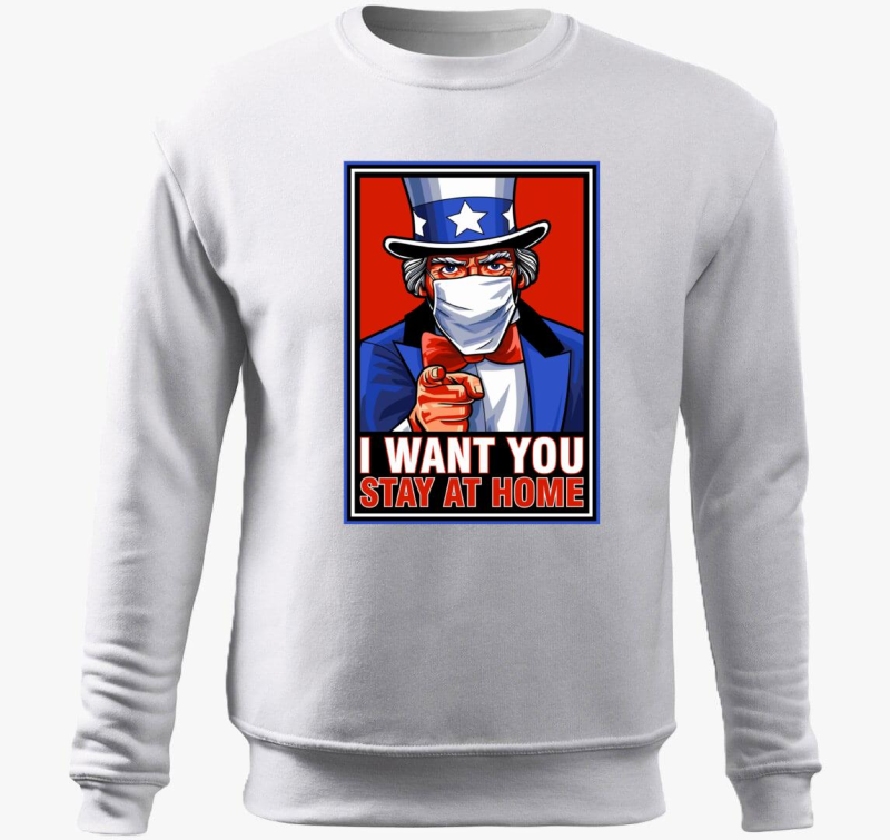 Maradj otthon 2.0 pulover s kapuco