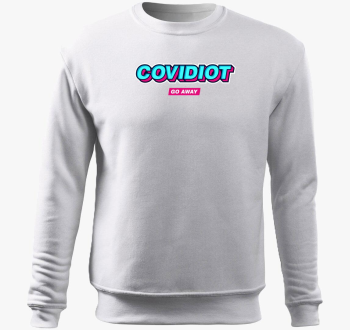 Covidiot pulover s kapuco