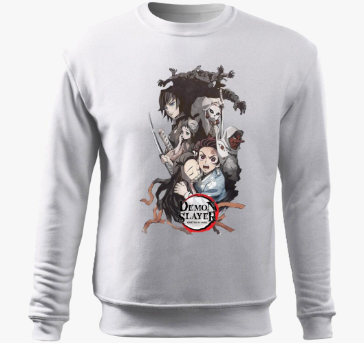 Demon Slayer Anime pulover s k...
