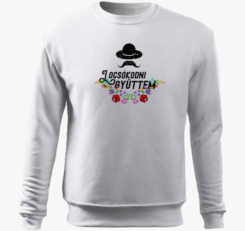 Locsolkodni pulover s kapuco