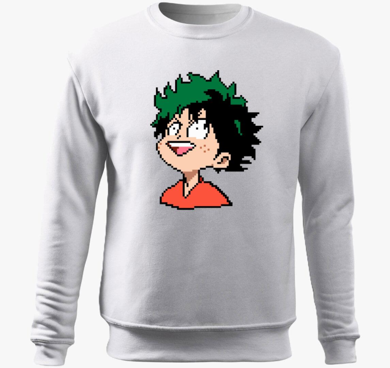 My Hero Academia - Pixel Deku pulover s kapuco