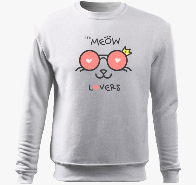 Macska pulover s kapuco