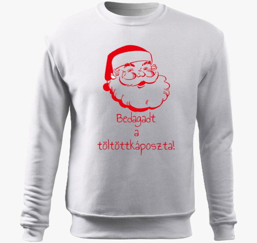 Bedagadt pulover s kapuco