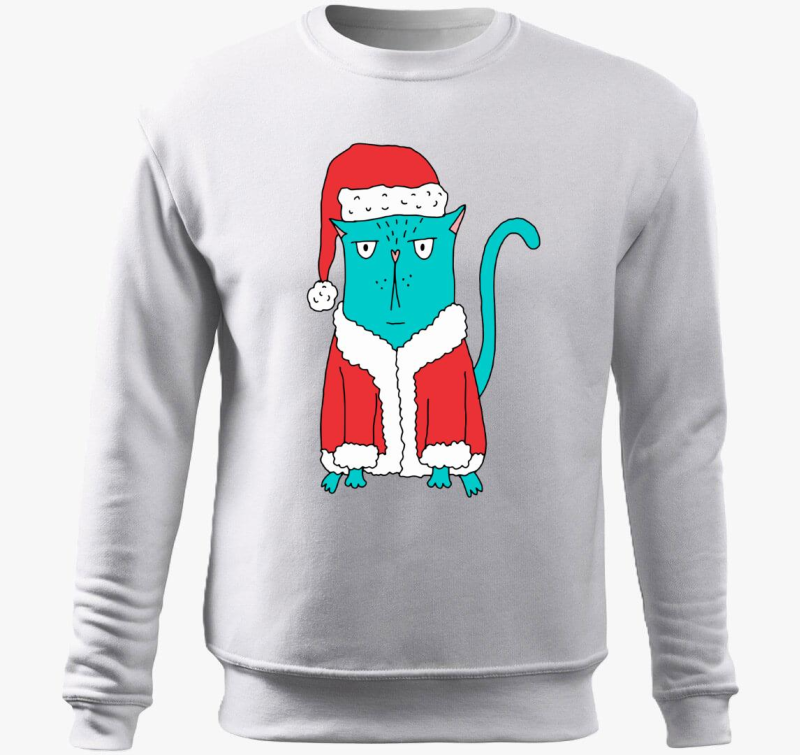 Macska pulover s kapuco