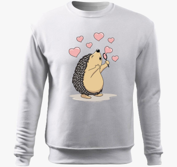 Valentin napi pulover s kapuco