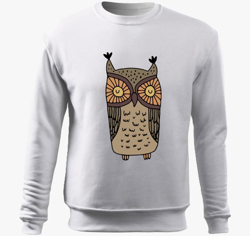 Szolid bagoly pulover s kapuco