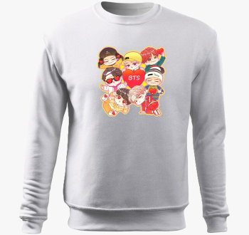 BTS tagok chibi art pulover s kapuco