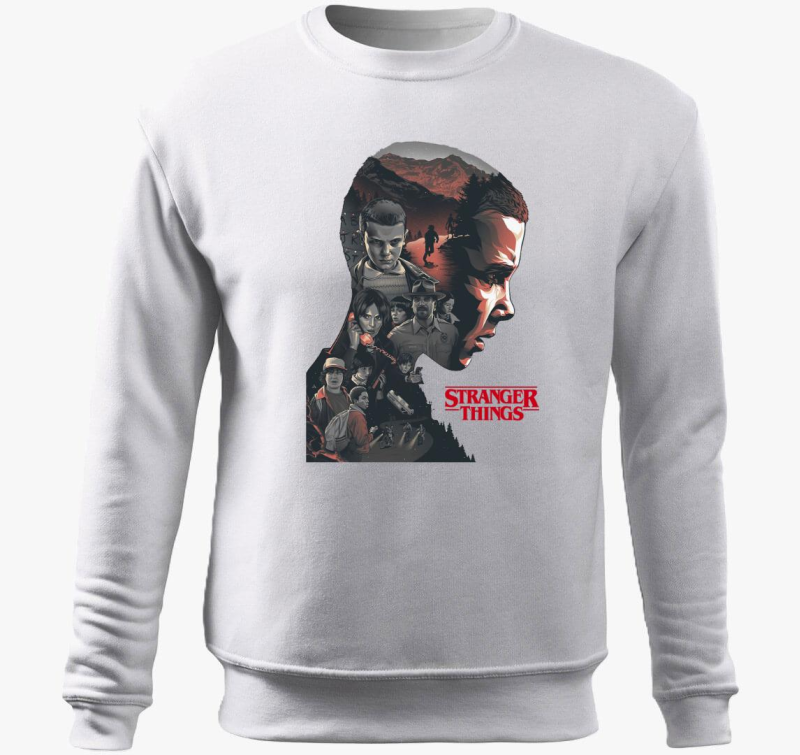 Stranger Things karakterek art pulover s kapuco