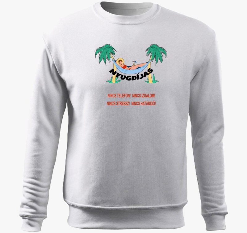 Upokojeni sem pulover s kapuco