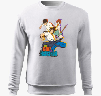 The God of High School karakterek pulover s kapuco