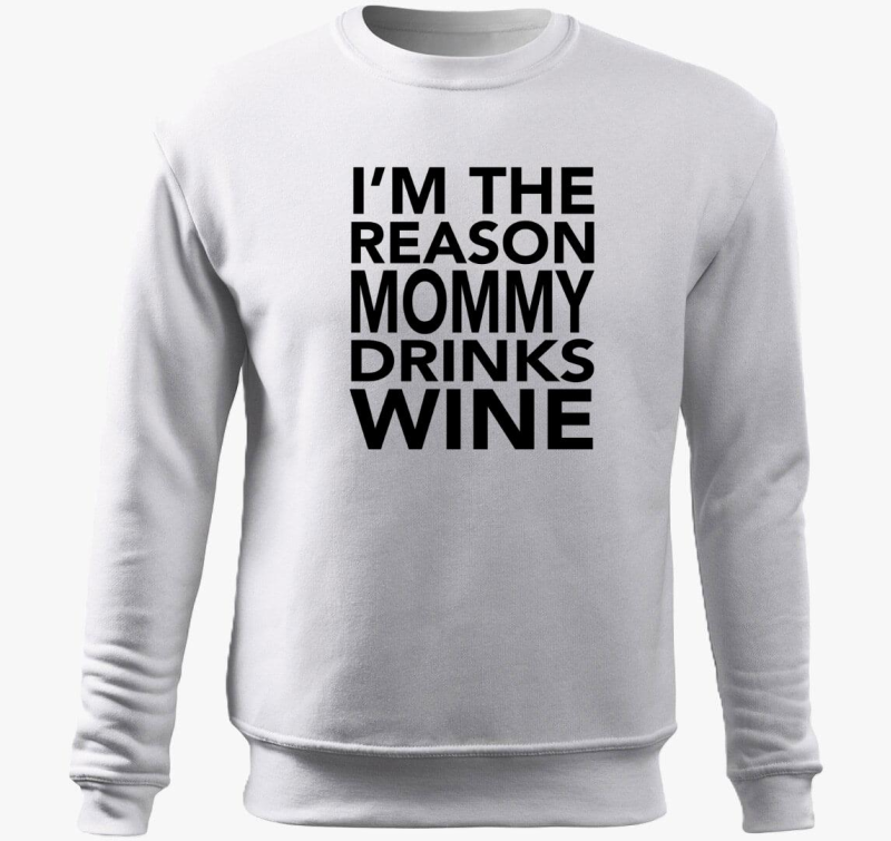 Anyu miattam iszik bort - pulover s kapuco