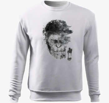 Majmok pulover s kapuco