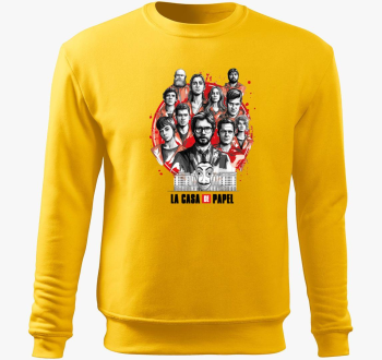 nagy - La Casa de Papel pulover s kapuco