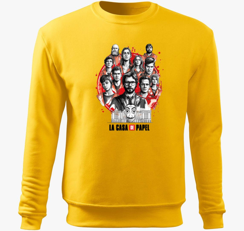nagy - La Casa de Papel pulover s kapuco